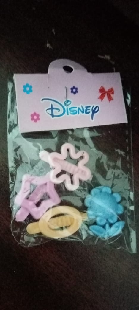 Cute Disney Matte Pastel Hair Clips Set for Girls – Pack of Aesthetic Non-Slip Hair Pins for Kids – Trendy Hair Accessories