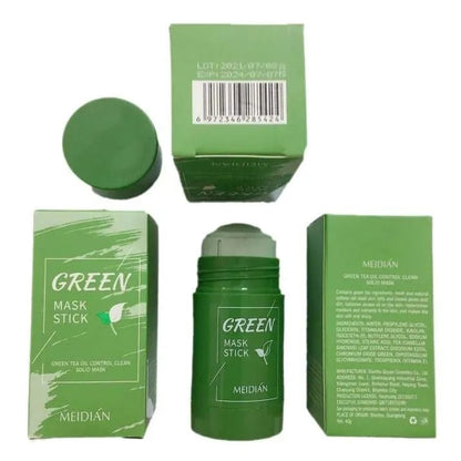 Green Mask Stick: Nature-Inspired Skincare Solution For Detoxifying And Rejuvenating Your Skin. Easy Application, Rich In Natural Ingredients For A Refreshed, Radiant Complexion