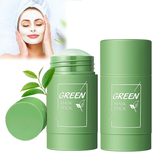 Green Mask Stick: Nature-Inspired Skincare Solution For Detoxifying And Rejuvenating Your Skin. Easy Application, Rich In Natural Ingredients For A Refreshed, Radiant Complexion