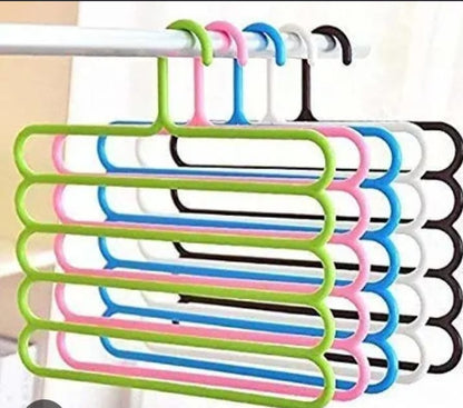 Magic hangers 5 Layer hanger Maximize Closet Space with our 5 tier space saver Hangers Solution wardrobe organizers for paints trousers shirt dupatta