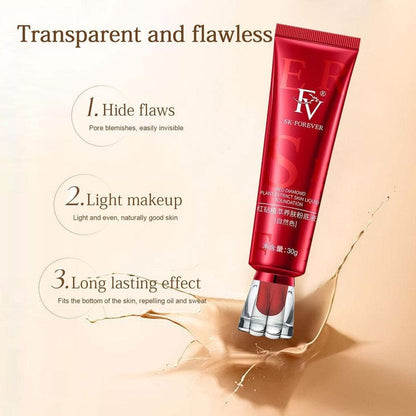 FV Foundation Tube China Red Original (Ivory) Oil Absorb Liquid Foundation Best Tube Foundation Full Coverage Base 30g ( Original ) .