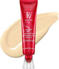 FV Foundation Tube China Red Original (Ivory) Oil Absorb Liquid Foundation Best Tube Foundation Full Coverage Base 30g ( Original ) .