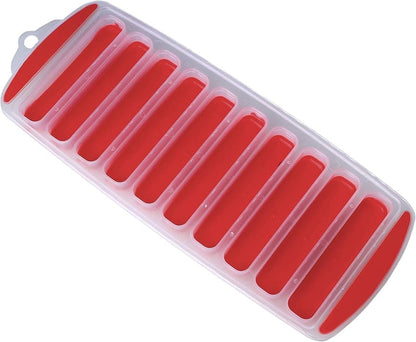 Silicone Ice Cube Tray Mold 10 Grid Finger Design for Water Bottles and Pudding Molds