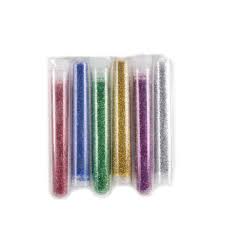 Crelando Multi-Color Glitter Set for Arts, Crafts, DIY Projects, and School Projects - Sparkling Craft Glitter Tubes Combo