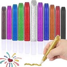 Crelando Multi-Color Glitter Set for Arts, Crafts, DIY Projects, and School Projects - Sparkling Craft Glitter Tubes Combo