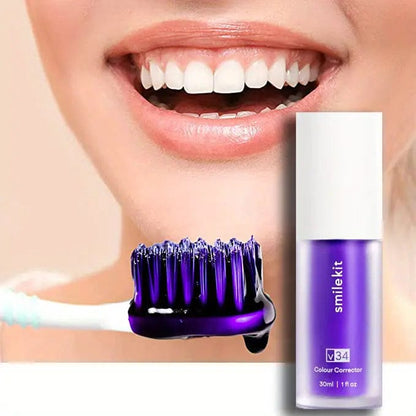 Hismile Purple Toothpaste for teeth whitening