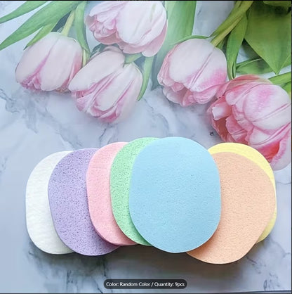 PVA Facial Cleansing Sponge Puffs Set