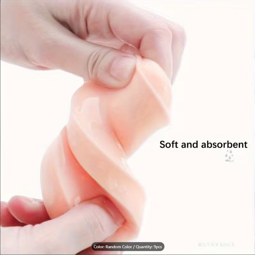 PVA Facial Cleansing Sponge Puffs Set