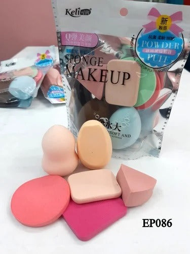 Pack of 6 Makeup Puff Sponges