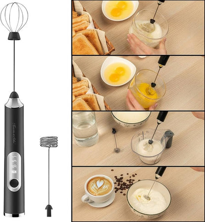 2-in-1 Electric Coffee Beater & Grinder