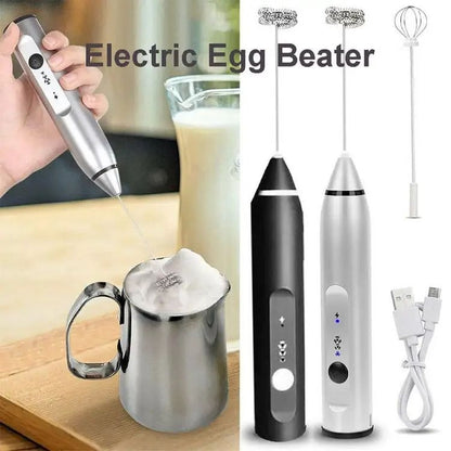 2-in-1 Electric Coffee Beater & Grinder