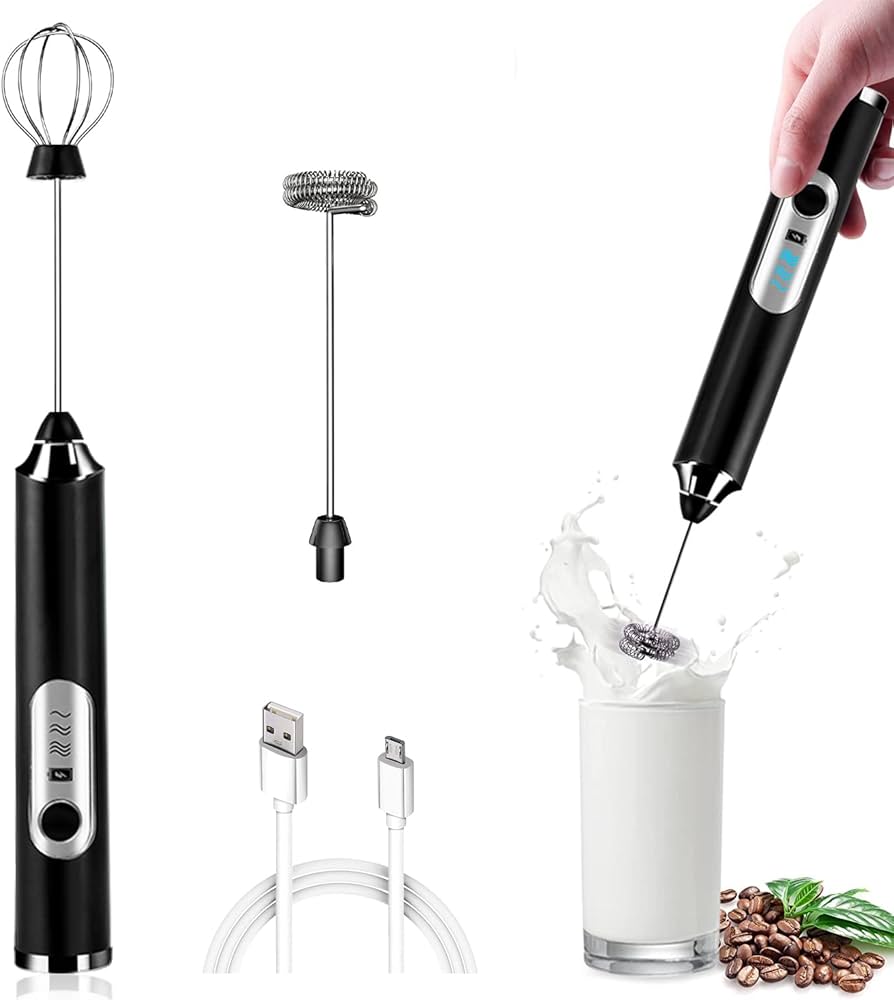2-in-1 Electric Coffee Beater & Grinder