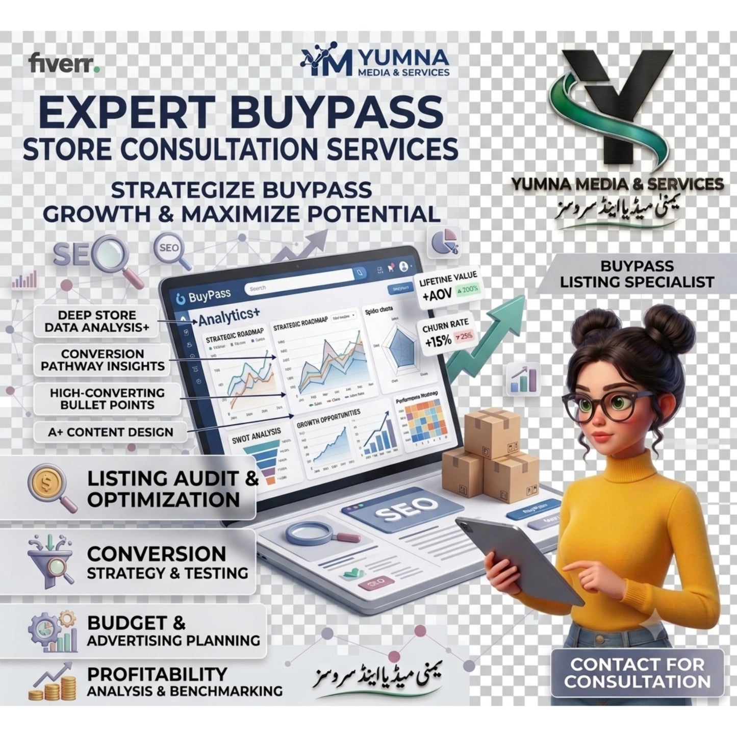 BuyPass influencer and e-commerce store