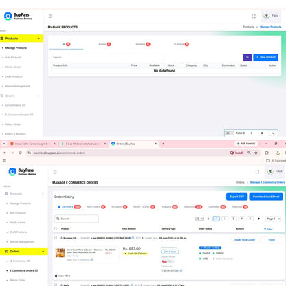 BuyPass influencer and e-commerce store