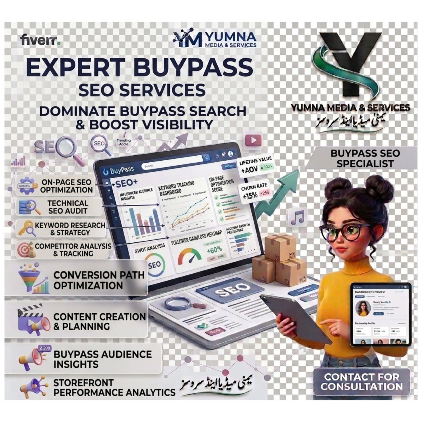 BuyPass influencer and e-commerce store