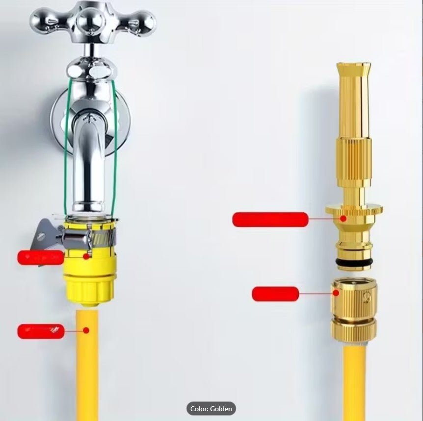 High Pressure Brass Hose Nozzle
