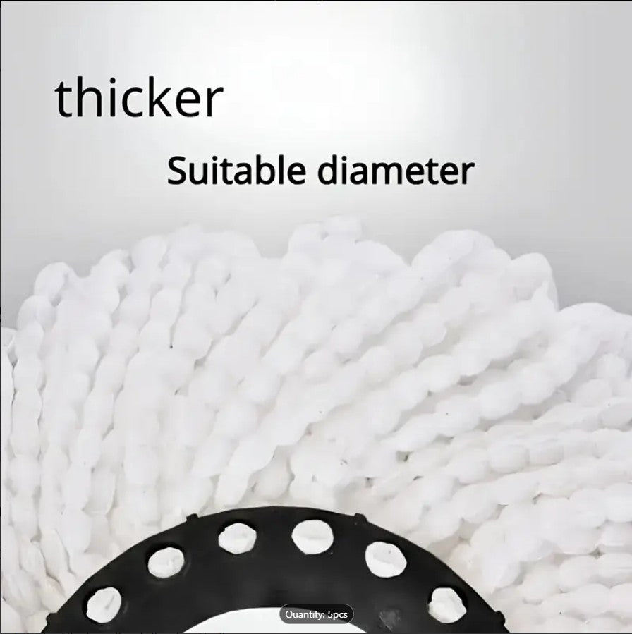 360° Rotating Microfiber Spin Mop Head Refill