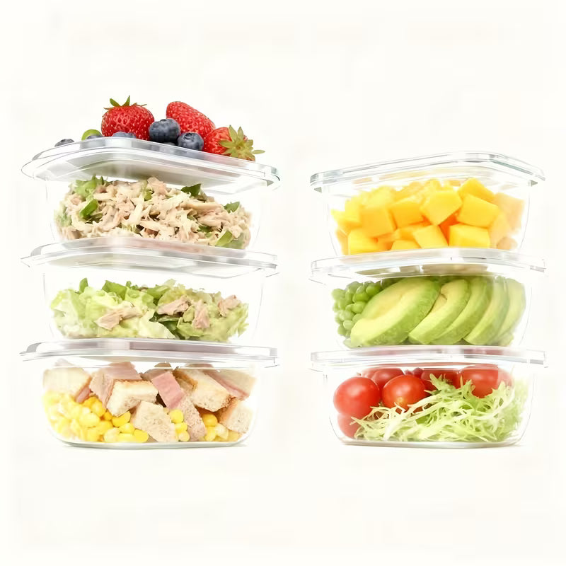 6 Food Storage Containers with Lids,