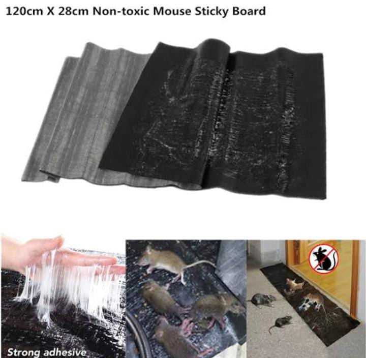 Extra-Large Rat Killer Glue Mat | Strong Mouse & Mice Trap Sheet | Sticky Insects Catcher | Cockroach & Snake Trap | Mouse Trap | Pest Control Glue Sheet | Rat Glue Mat | Mouse Killer Mat | Cockroach Killer | Non-Toxic Rat Trap Mouse Catcher