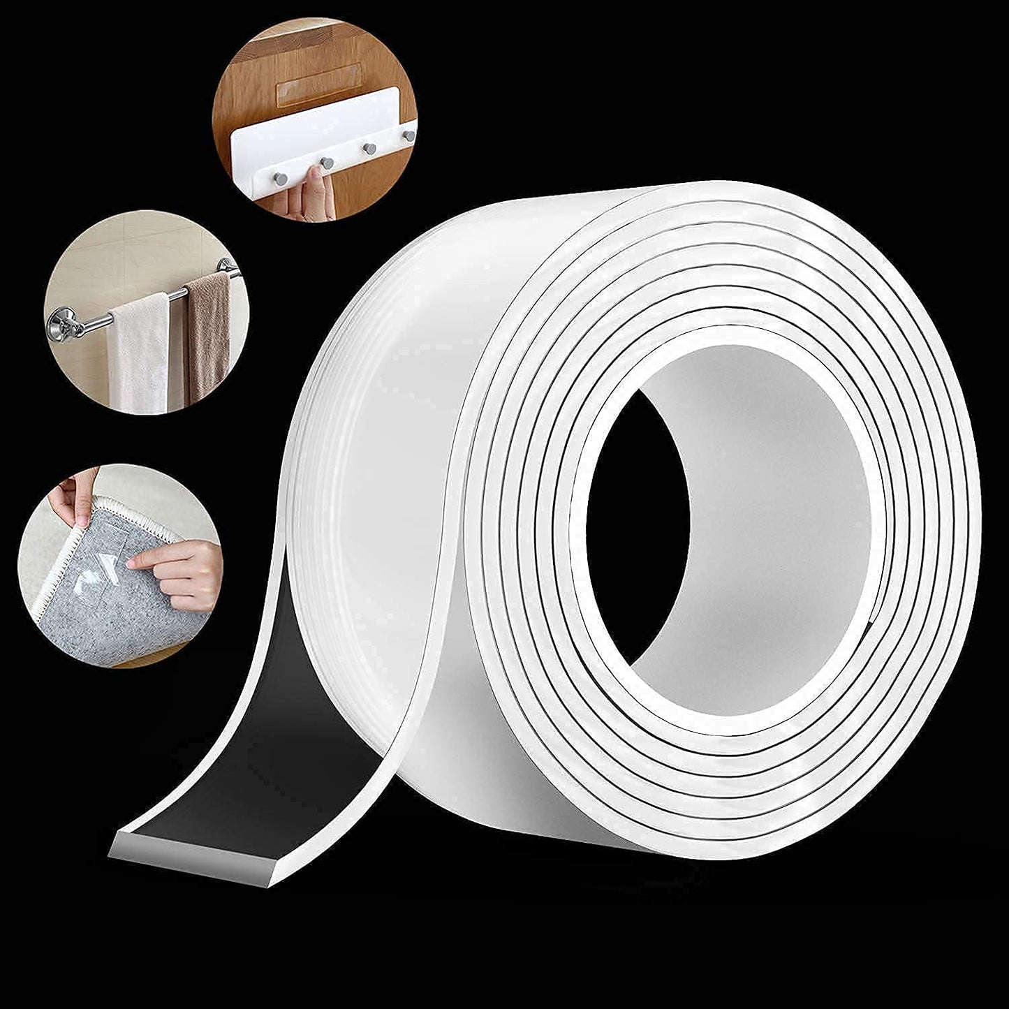 PACK OF 2 Washable Traceless Nano Adhesive Tape
