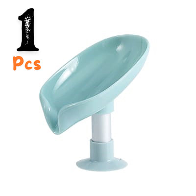 Newstyle Leaf Shape Soap Box Drain Soap Holder