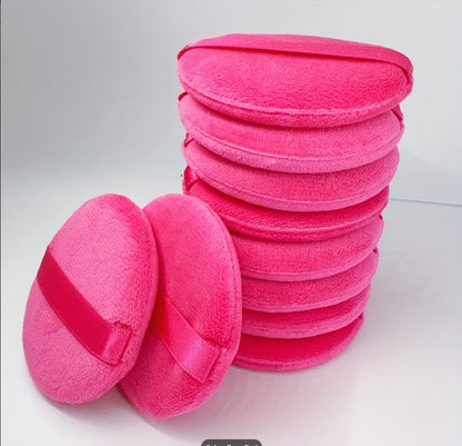 Round Powder Puffs Soft Velvet – Reusable Makeup Sponge