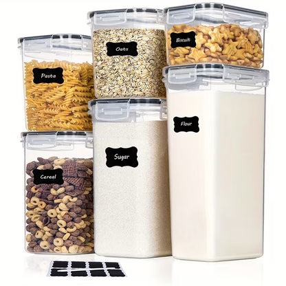 2025 New 6/12pcs Airtight Food Storage Container Set with Lids
