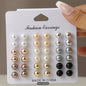 Imitation 1 Pair Pearl Stud Earrings Set