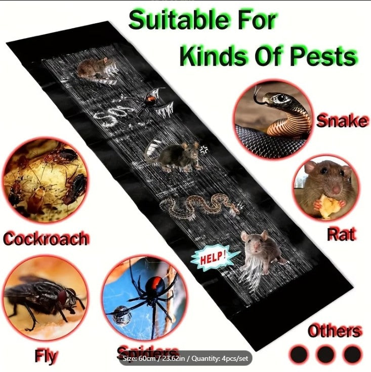 Extra-Large Rat Killer Glue Mat | Strong Mouse & Mice Trap Sheet | Sticky Insects Catcher | Cockroach & Snake Trap | Mouse Trap | Pest Control Glue Sheet | Rat Glue Mat | Mouse Killer Mat | Cockroach Killer | Non-Toxic Rat Trap Mouse Catcher