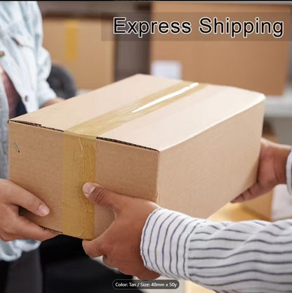 Large Roll Heavy-Duty Kraft Paper Tape – Extra  Strong Adhesive, No Residue, Easy Tear Packaging & Shipping Tape