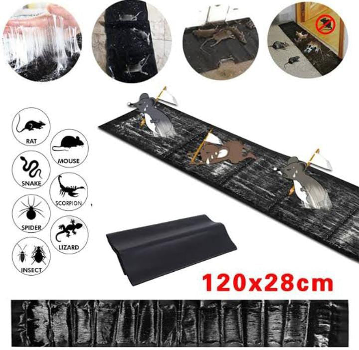Extra-Large Rat Killer Glue Mat | Strong Mouse & Mice Trap Sheet | Sticky Insects Catcher | Cockroach & Snake Trap | Mouse Trap | Pest Control Glue Sheet | Rat Glue Mat | Mouse Killer Mat | Cockroach Killer | Non-Toxic Rat Trap Mouse Catcher