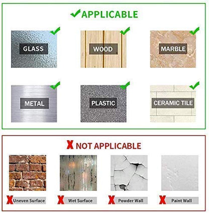 PACK OF 2 Washable Traceless Nano Adhesive Tape
