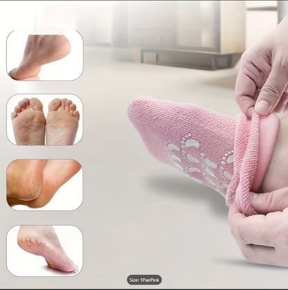 Moisturizing Spa Gel Socks for Dry Cracked Heels