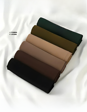 Set of 6 Hijabs Premium Chiffon Georgette Hijab, Stoller Set – Modest Muslim Wear for Girls & Women