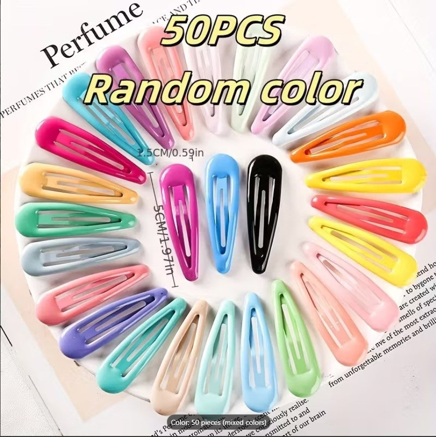 Y2K Candy Color Hair Clips – Multifunctional Retro Hair Accessories for Women & Girls