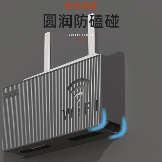 Wall Mounted WiFi Router Holder Box &ndash; Hidden Cable Organizer &amp; Decorative Shelf for Home &amp; Office Short Description: