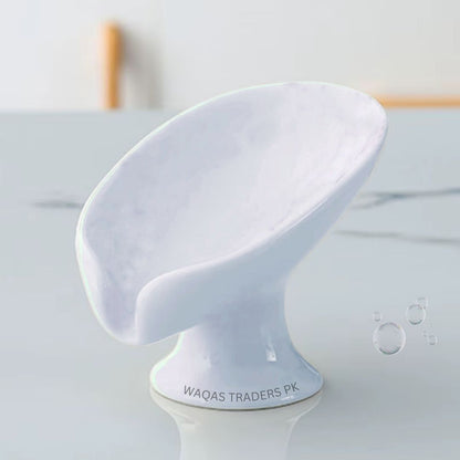 Newstyle Leaf Shape Soap Box Drain Soap Holder