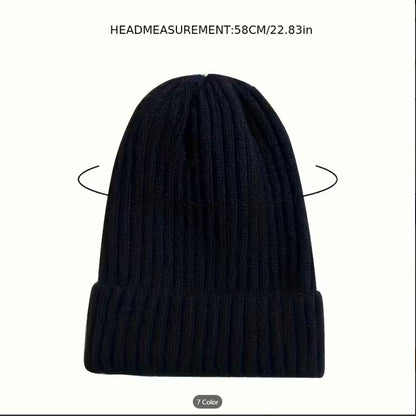 Cozy Knitted Beanie for Unisex Teens & Babies – Soft, Warm Winter Hat