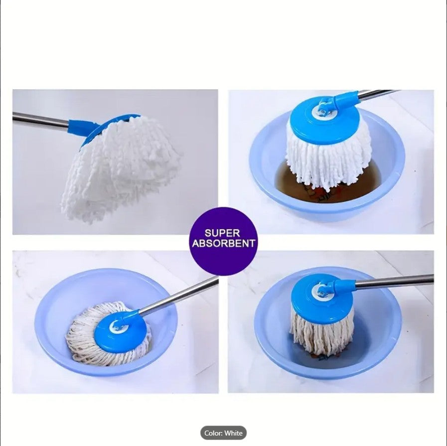 360° Rotating Microfiber Spin Mop Head Refill