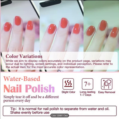 Clear Nail Polish Bottle