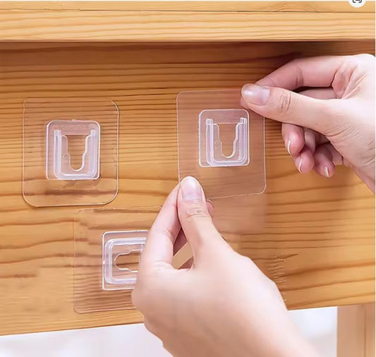 Invisible Double-Sided Self-Adhesive Hooks