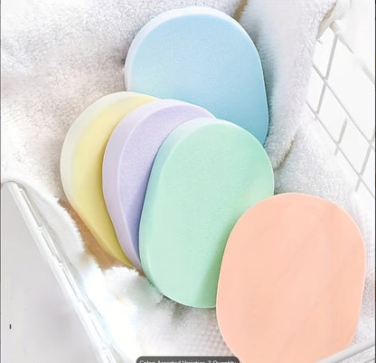 Pack Of 2 Facial Cleansing Sponge Puff – Soft Face Wash Pad | Makeup Remover Sponge for Deep Cleaning, Exfoliation & Skincare