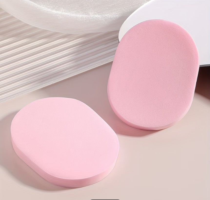 Pack Of 2 Facial Cleansing Sponge Puff – Soft Face Wash Pad | Makeup Remover Sponge for Deep Cleaning, Exfoliation & Skincare
