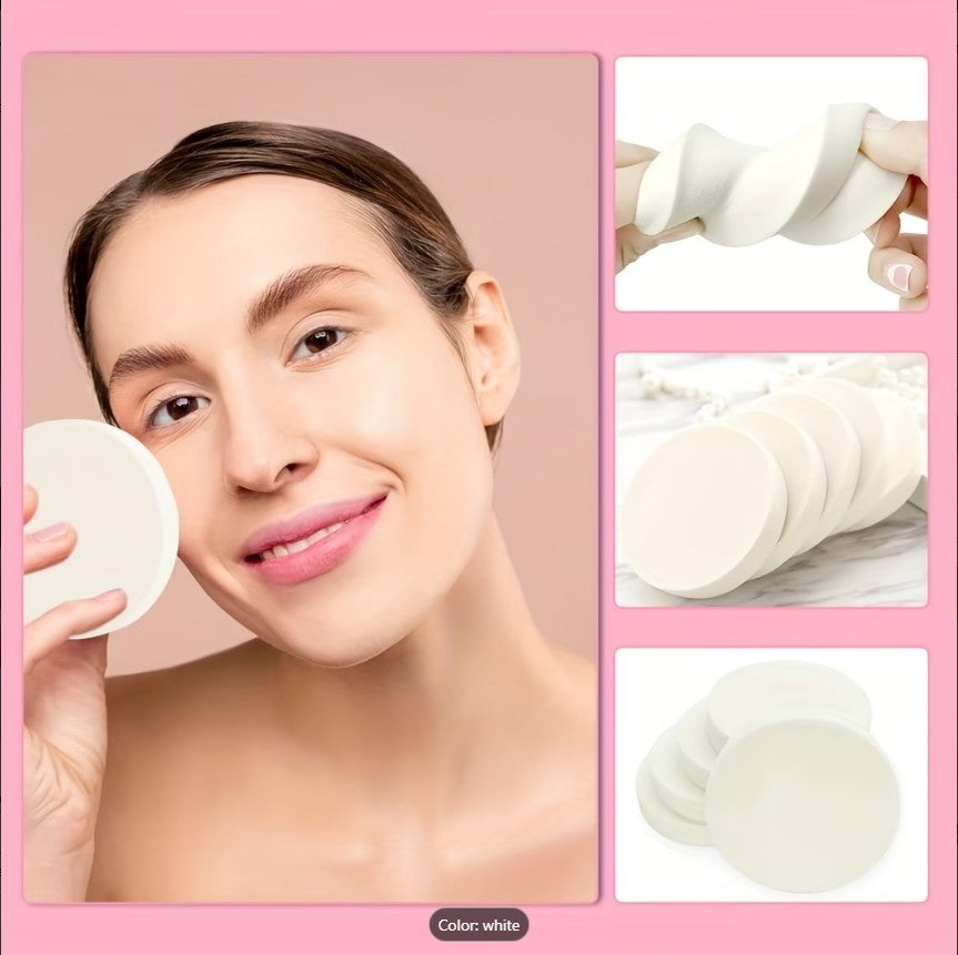 Round Makeup Sponges – Dual Use Wet & Dry Foundation Sponge
