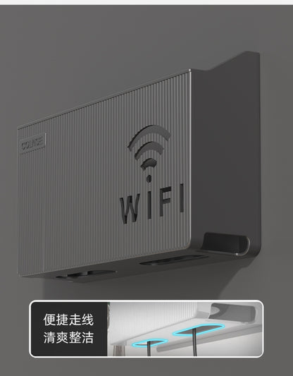 Wall Mounted WiFi Router Holder Box &ndash; Hidden Cable Organizer &amp; Decorative Shelf for Home &amp; Office Short Description: