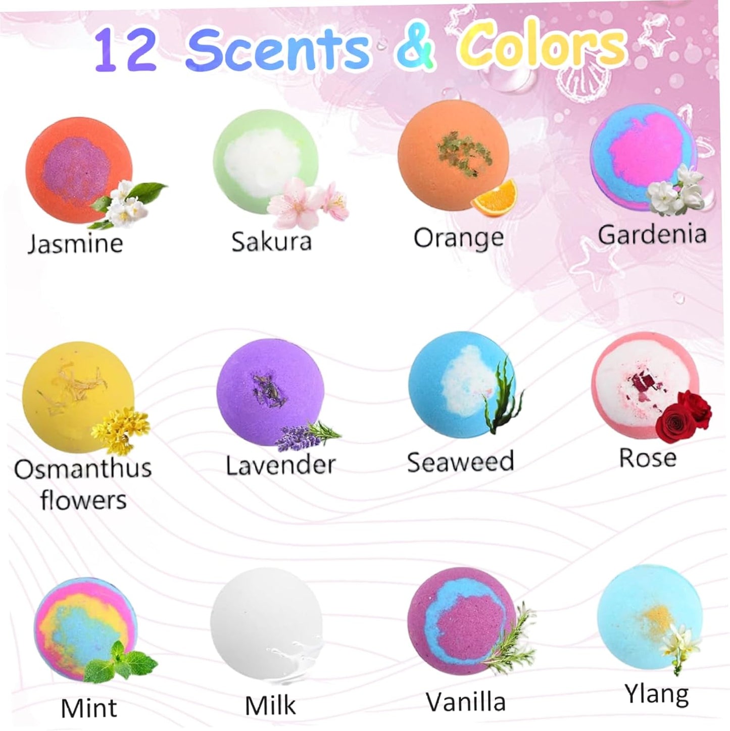 Luxury Aromatherapy Bath Bomb for Kids & Moms | Handmade Fizzy Bubble Ball with Surprise Toy & Essential Oils (1 Piece)