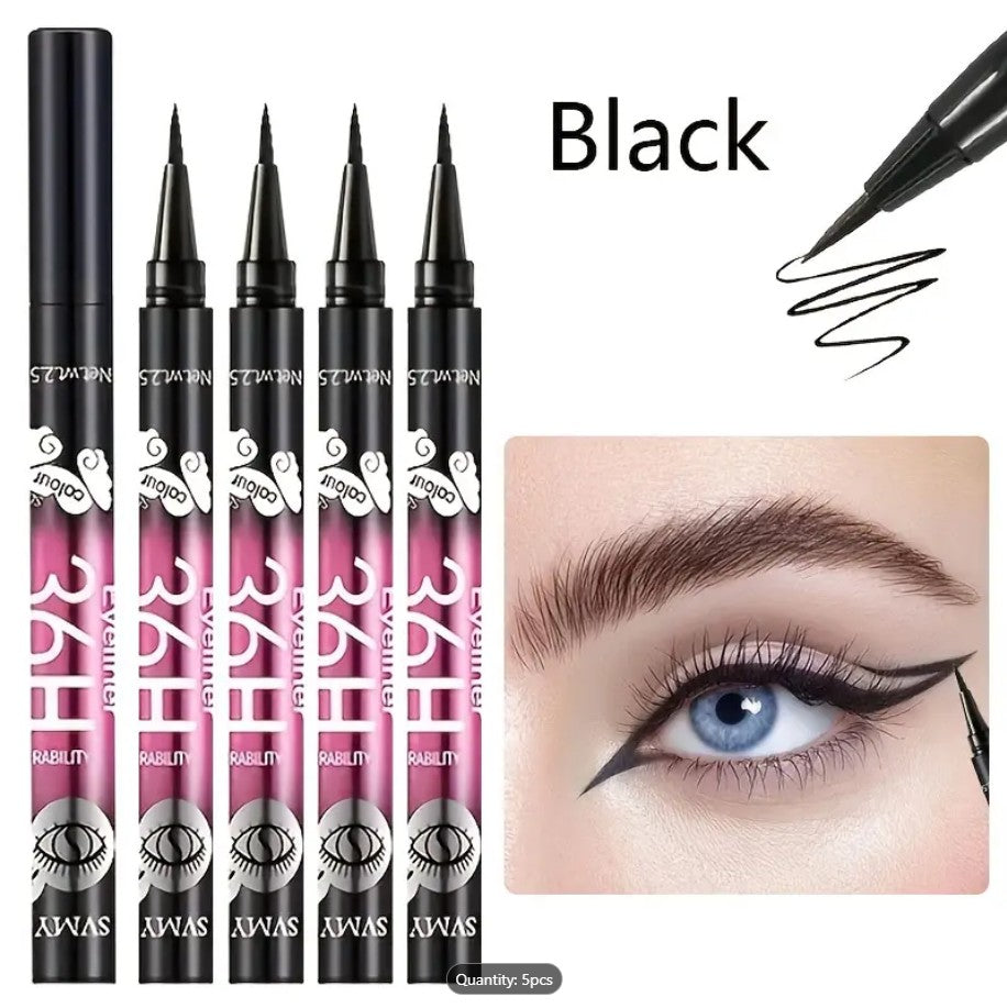 Waterproof Liquid Eyeliner Pencil Set