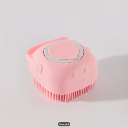 Silicone Bath Body Brush with Soap Dispenser