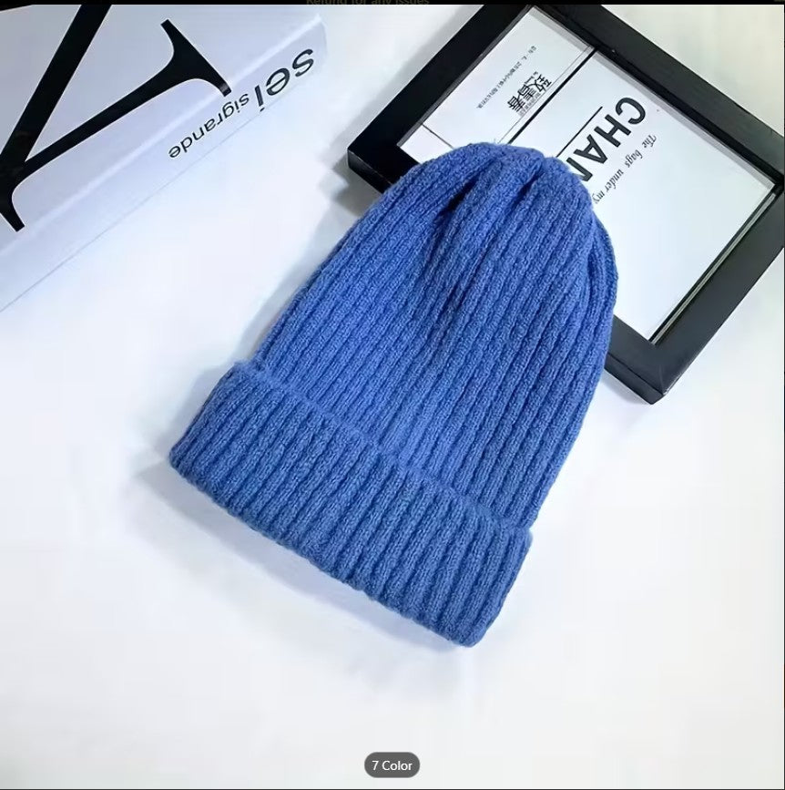 Cozy Knitted Beanie for Unisex Teens & Babies – Soft, Warm Winter Hat