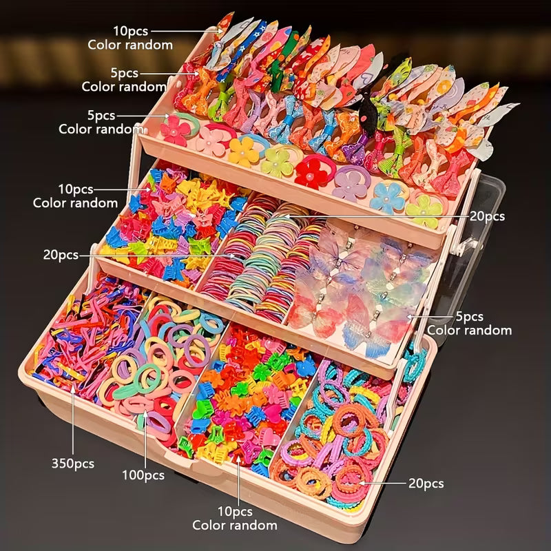 55pcs Multicolor Butterfly Hair Clips for -